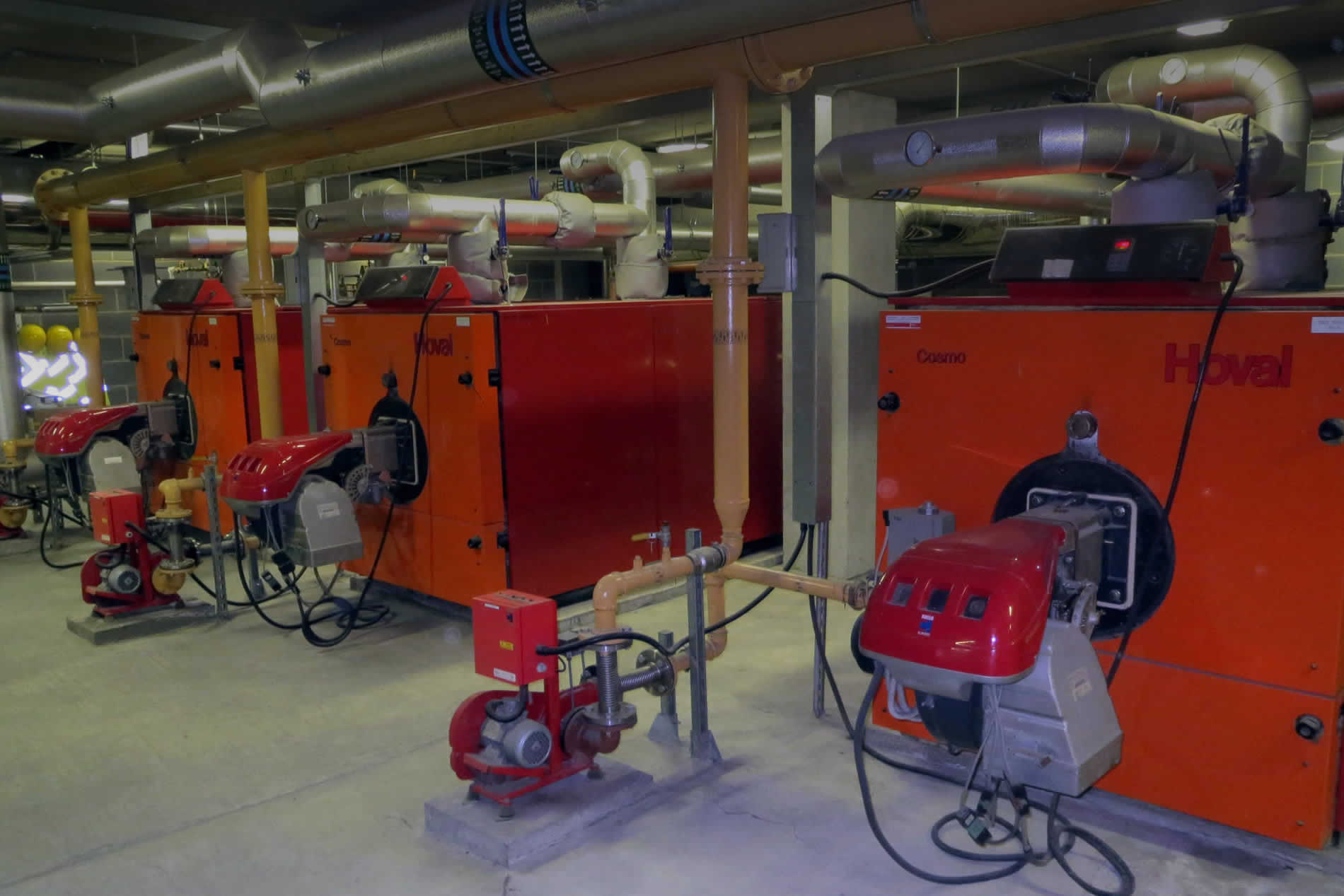 Industrial boiler services installation